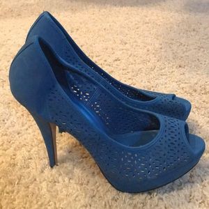Blue heels